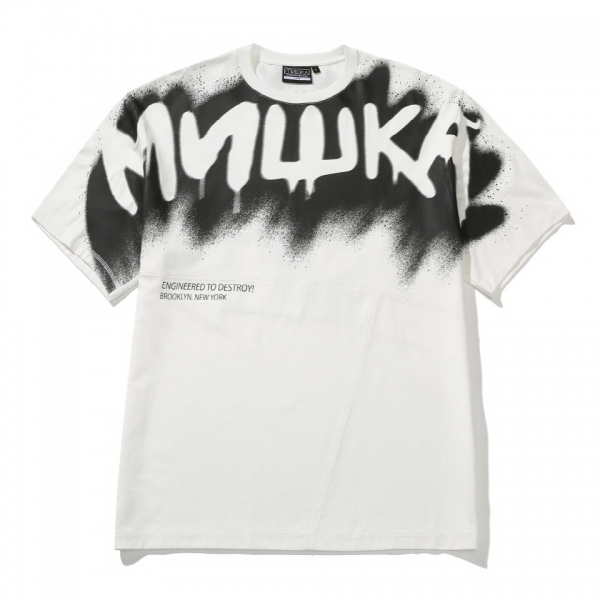 K.W PATCH TEE WH